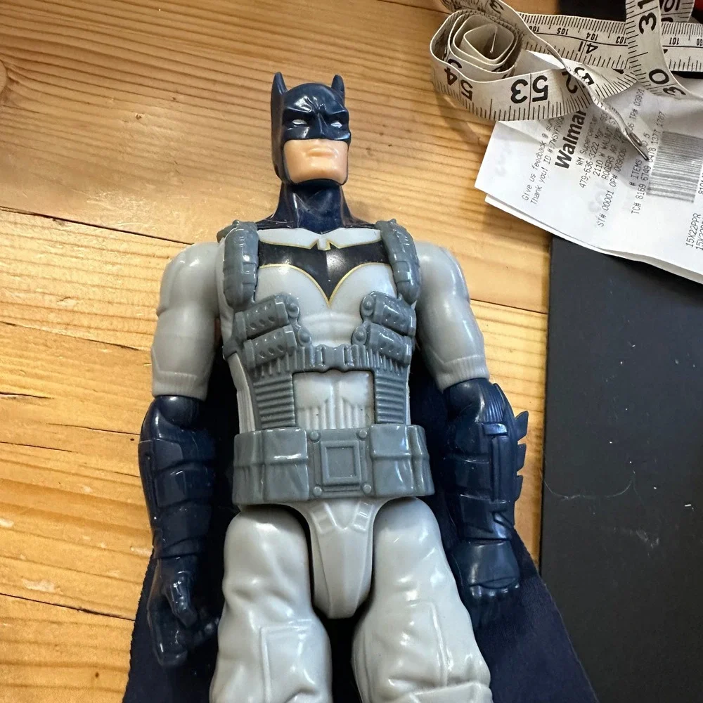 DC Comics Mattel Batman 12 inch Action Figure Grey Blue Tactical Suit FVM75 2018